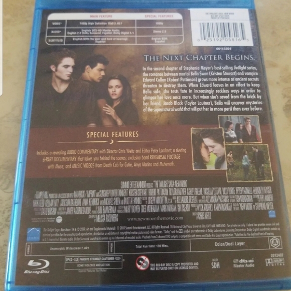 New Moon Twilight Saga bluray - Picture 2 of 2
